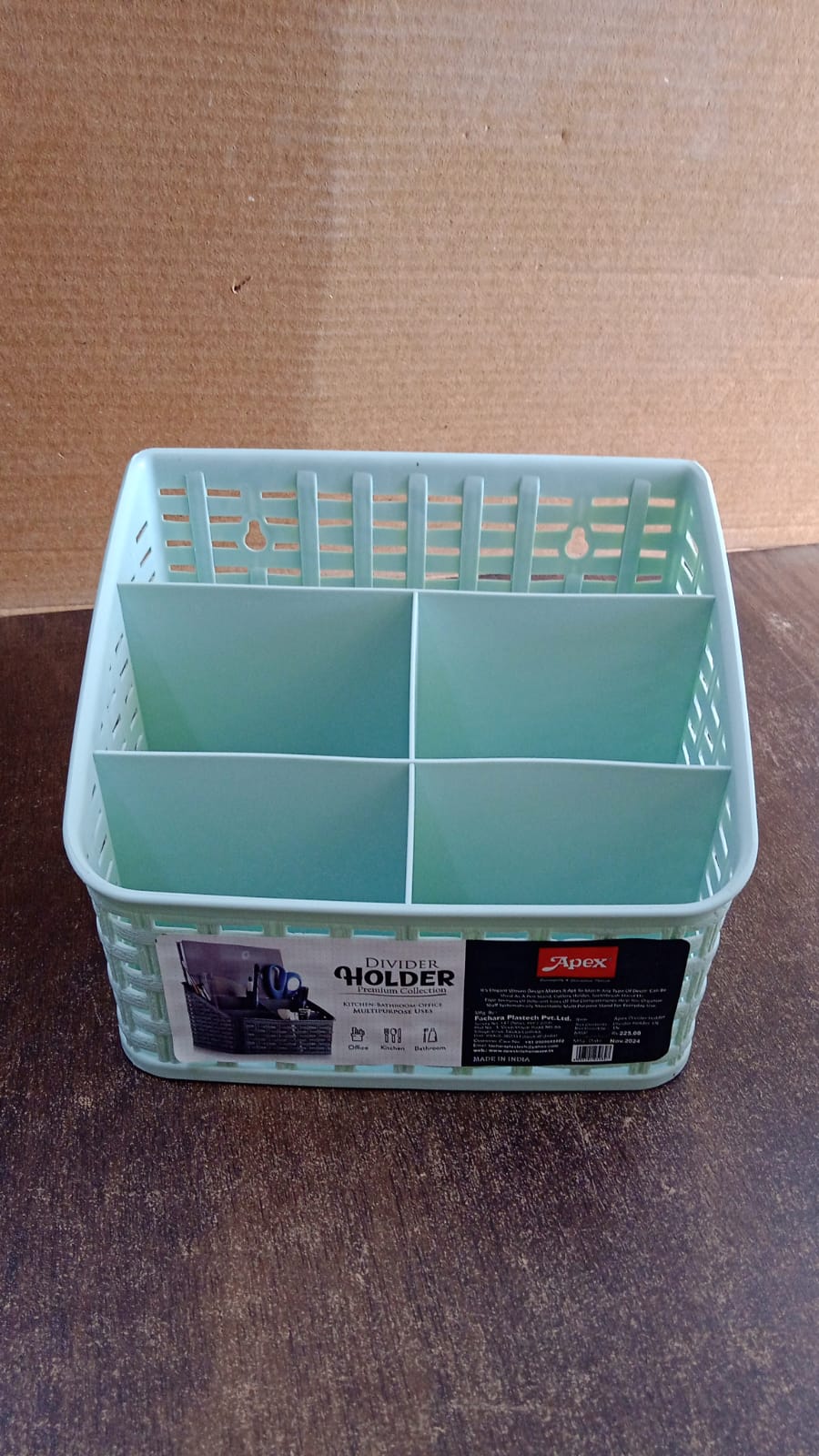 Apex Premium Multipurpose Divider Holder with 5-Section Compartments