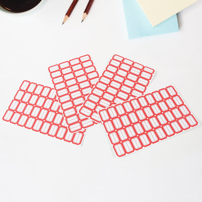 Multipurpose Writable Blank Label Sticker Sheets (1 Sheet)