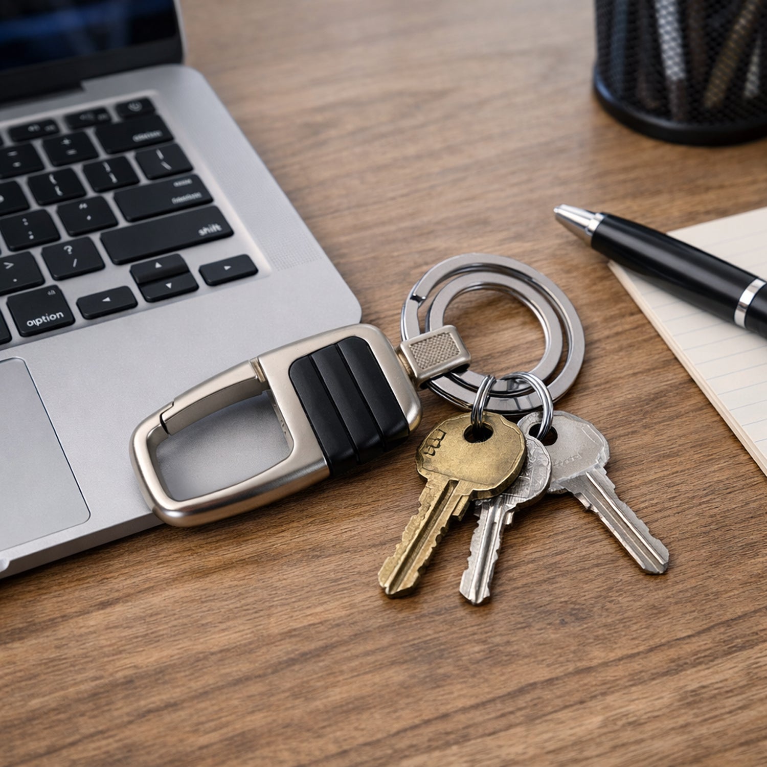 metal keychain clip holder