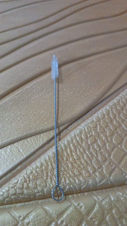 Stainless Steel Straw Cleaning Brush Drinking Pipe (20 Cm / 1 Pc)